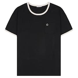 Camiseta de manga corta con bolsillo y logotipo bordado - Moncler