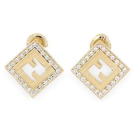 Forever FF Logo Ohrringe für Damen (Gold) ATEP - Fendi