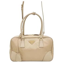 Borsa a due manici Reedition Medium in Re-Nylon e Saffiano - Prada