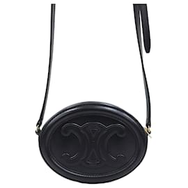 Borsa a tracolla Cuir Triopé Oval Pearl - Céline