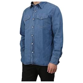 Camicia Tom Ford in tessuto blu