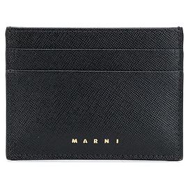 Marni Tarjetero Saffiano Black