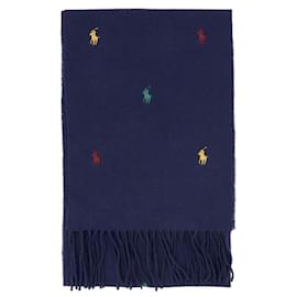 Bufanda Player con flecos y bordado de Pony - Ralph Lauren