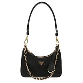 Mini Borsa Re-Nylon con catena Reedition stamp: QOO - Prada