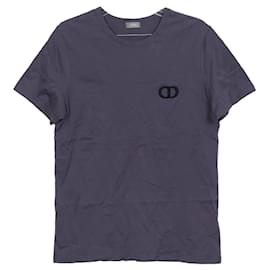 CD Icon Logo Baumwoll-T-Shirt in Lila XL - Dior
