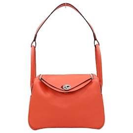 Lindy Evercolor Orange Field Silver Stamp - Hermès