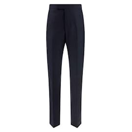Thom Browne Classic Fit RWB Tab Super Twill Wool Backstrap Pants
