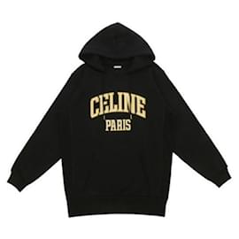 Oversized Hoodie aus Baumwoll-Fleece - Céline