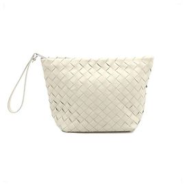 Bottega Veneta Borsa pochette con tracolla da donna in pelle Intrecciato