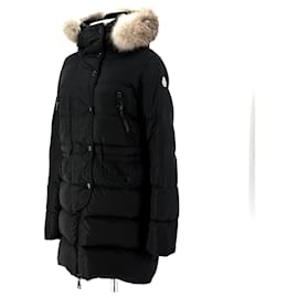 Moncler Fragonnette Damen Daunenmantel mit Fuchsfell