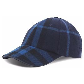 Burberry Baseballkappe aus Wolle und Kaschmir mit Karomuster