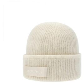 Jacquemus Le Bonnet Gros Grain Logo Beanie