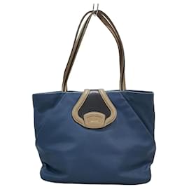 Borsa a tracolla Bally in pelle blu