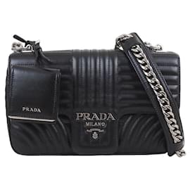 Prada Borsa a tracolla Diagram in vitello morbido