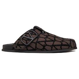 Valentino Mules com monograma stamp: SBT