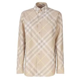 Burberry chemise en coton à carreaux