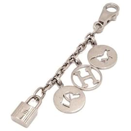 Silver Amulet Chain Bag Charm and Keyring Olga - Hermès