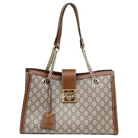 Bolso de hombro GG Padlock Medium Marrón - Gucci