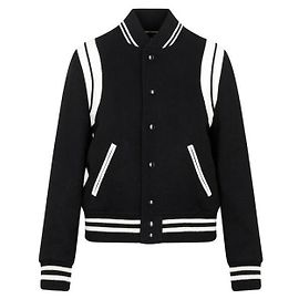 Saint Laurent Woll-Teddyjacke stamp: