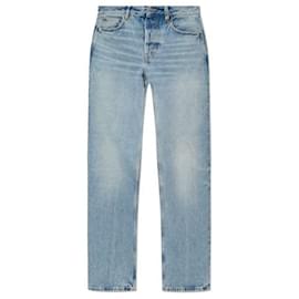 Vaqueros de tiro bajo en denim azul - Saint Laurent