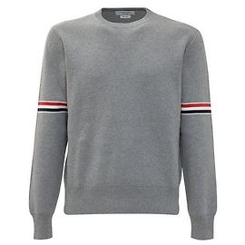 Thom Browne Jersey de punto Cotton Milano Stitch con rayas RWB