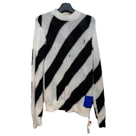 Mohair-Strickpullover für Herren - Off White