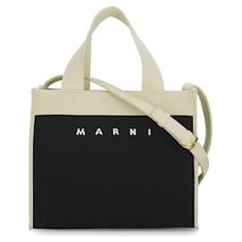 Picca borsa tote/a tracolla in jacquard - Marni