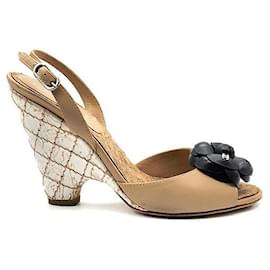 Sandali wedge Camellia - Chanel