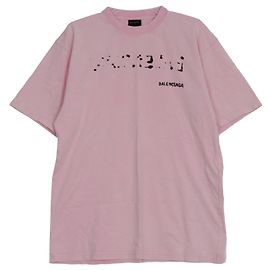 Balenciaga T-Shirt mit kurzen Ärmeln und Handzeichnung XS