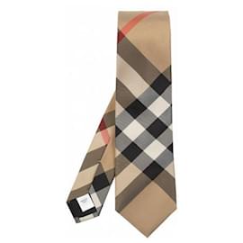 Cravate en soie à carreaux - Burberry