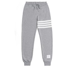 Pantaloni in jersey loopback La Prima Bar Stripe - Thom Browne