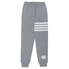 Pantaloni in cotone loopback a righe La Prima - Thom Browne