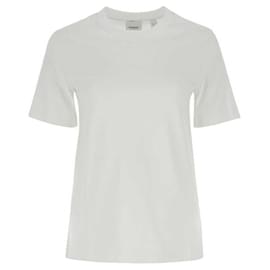 Baumwoll-T-Shirt mit gesticktem Eichenblatt-Wappen - Burberry