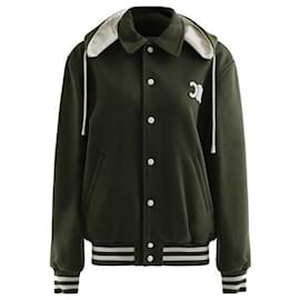Cashmere Teddy-Jacke mit Kapuze - Céline