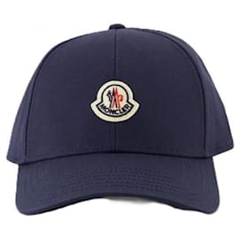 Moncler Baseball-Kappe aus Baumwollgabardine