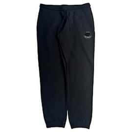Moncler Pantaloni in felpa di cotone con patch logo
