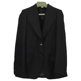 Blazer Gucci GG negro de lana