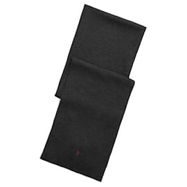 Ralph Lauren Sciarpa a coste ricamata Red Pony Gray