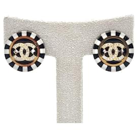 Pendientes Crystal CC Logo - Chanel