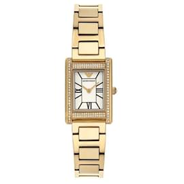 Armani Orologio in metallo quadrato Genni da donna