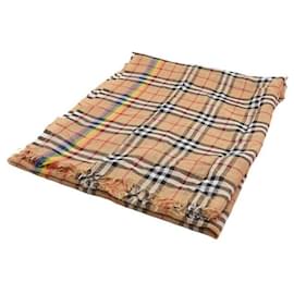 Sciarpa classica in misto lana e seta a quadri - Burberry