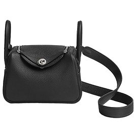Borsa Hermès Lindy Mini Nera Palladium