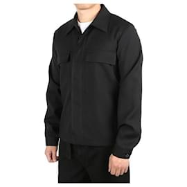 Hemd aus Wollgabardine mit spitzem Kragen - Jil Sander