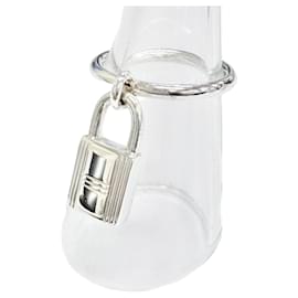 Hermes Amulette Cadena Silver Band Ring - Hermès