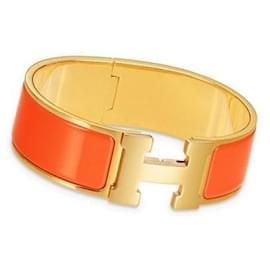 Orange Gold Click Clack GM - Hermès