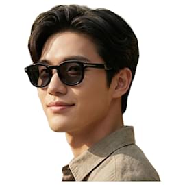 Tom Ford Sonnenbrille Asian Fit Schwarzes Acetat UV-Schutz