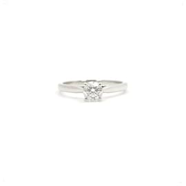 Platin Solitär Diamant Ehering Größe - Cartier