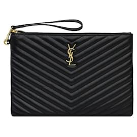 Clutch Matelassé Cassandra para mujer - Saint Laurent