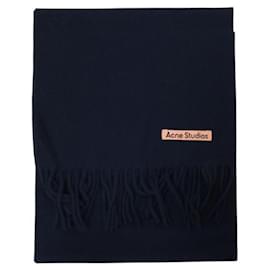 Sciarpa unisex in lana con frange - Acne