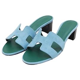 Hermès Sandali in camoscio Oasis